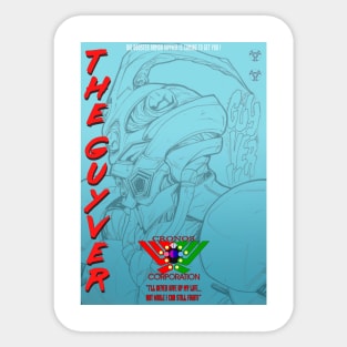 The Guyver minimalist artwork Sticker